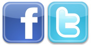 Facebook Twitter Logos