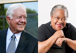 Jimmy Carter and Valerie Bridgeman